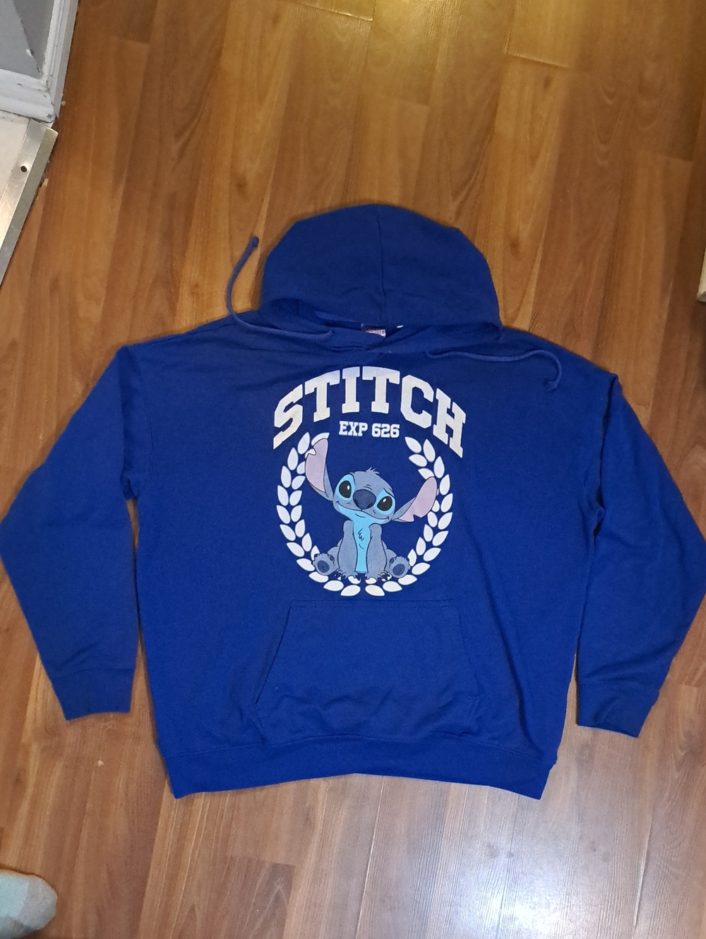 Disney Stitch Hoodie in Royal Blue with Purple Tag